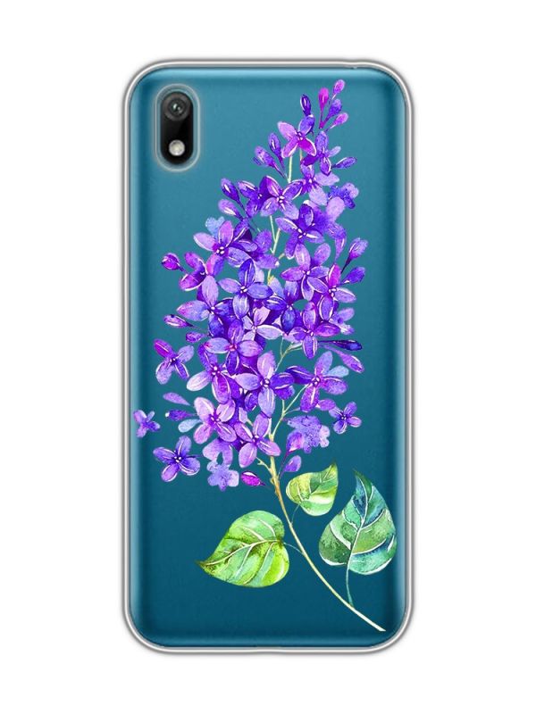Прозорий чохол для Huawei Y5 2019 / Honor 8S :: Гілочка бузку (принт 280)