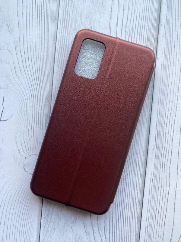 Чохол-книжка з малюнком для Samsung Galaxy A02s Бордовий :: Квітуча сакура (принт 285)