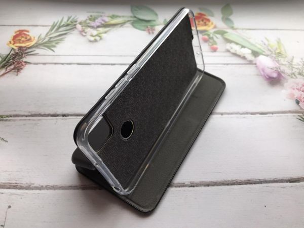 Чохол-книжка з малюнком для Xiaomi Redmi 9C/10A Чорний :: Квітуча сакура (принт 285)