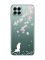 Прозорий чохол на Samsung Galaxy M33 5G :: Котик і сакура (принт 283)