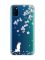 Прозорий чохол на Samsung Galaxy M30s/М21  :: Котик і сакура (принт 283)