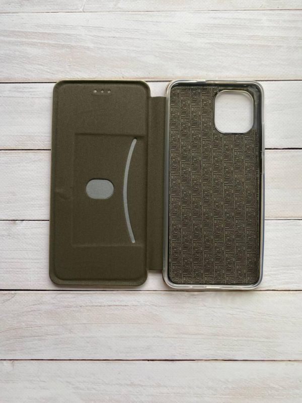 Чохол-книжка з малюнком для Xiaomi Redmi A1 Золотий :: Рожеві квіти (принт 287)