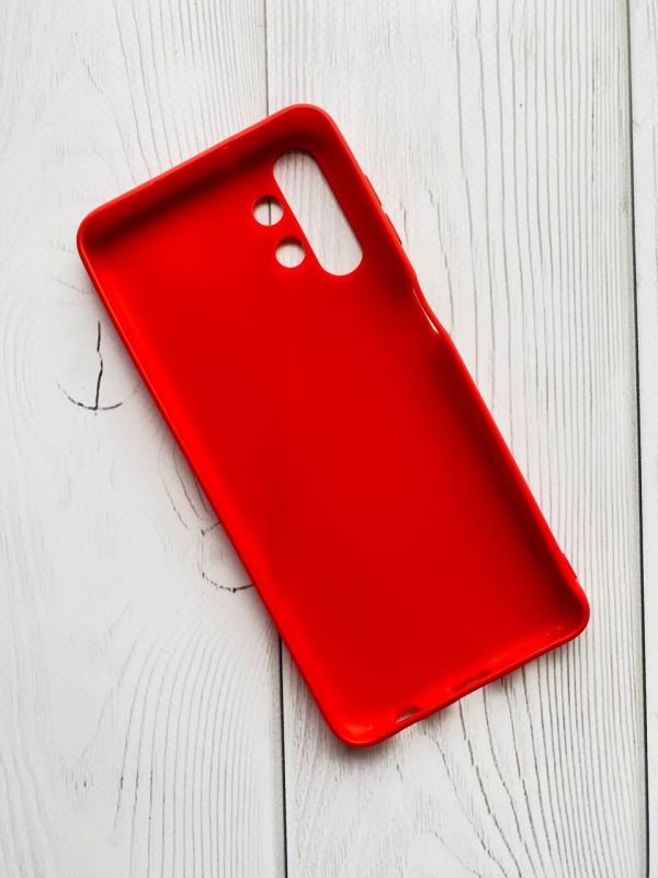 Силіконовий матовий чохол для Samsung A13 4G Червоний