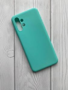 Силіконовий матовий чохол для Samsung A13 4G Бірюзовий