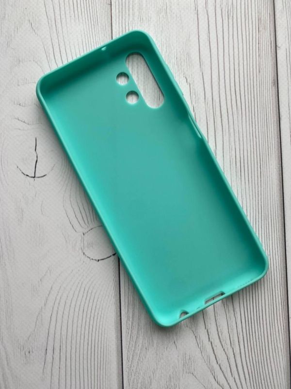 Силіконовий матовий чохол для Samsung A13 4G Бірюзовий