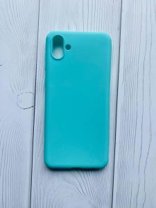 Силіконовий матовий чохол для SAMSUNG Galaxy A04 Бірюзовий