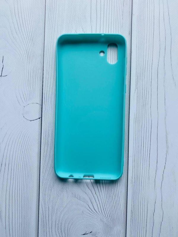 Силіконовий матовий чохол для SAMSUNG Galaxy A04 Бірюзовий