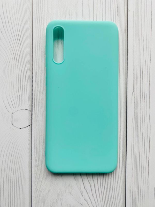 Силіконовий матовий чохол для Samsung Galaxy А50 (2019) А505 Бірюзовий