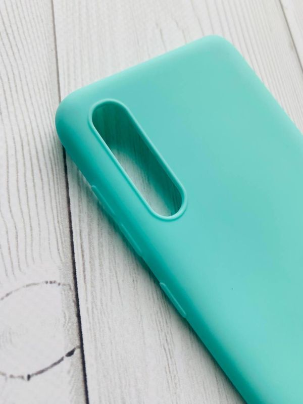 Силіконовий матовий чохол для Samsung Galaxy А50 (2019) А505 Бірюзовий