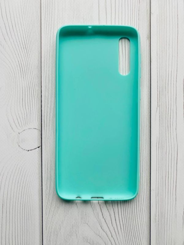 Силіконовий матовий чохол для Samsung Galaxy А50 (2019) А505 Бірюзовий