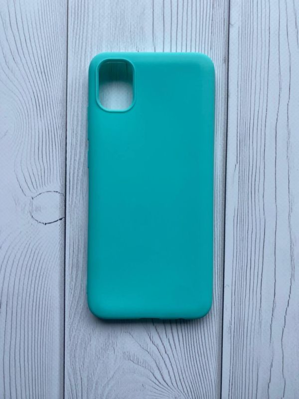 Силіконовий матовий чохол для SAMSUNG Galaxy A04E/A042 Бірюзовий