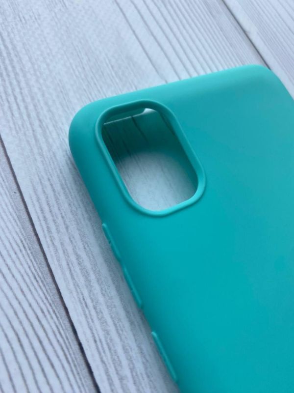 Силіконовий матовий чохол для SAMSUNG Galaxy A04E/A042 Бірюзовий