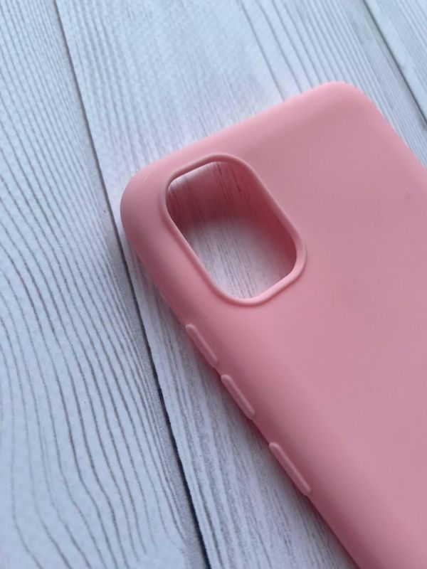 Силіконовий матовий чохол для SAMSUNG Galaxy A04E/A042 Рожевий