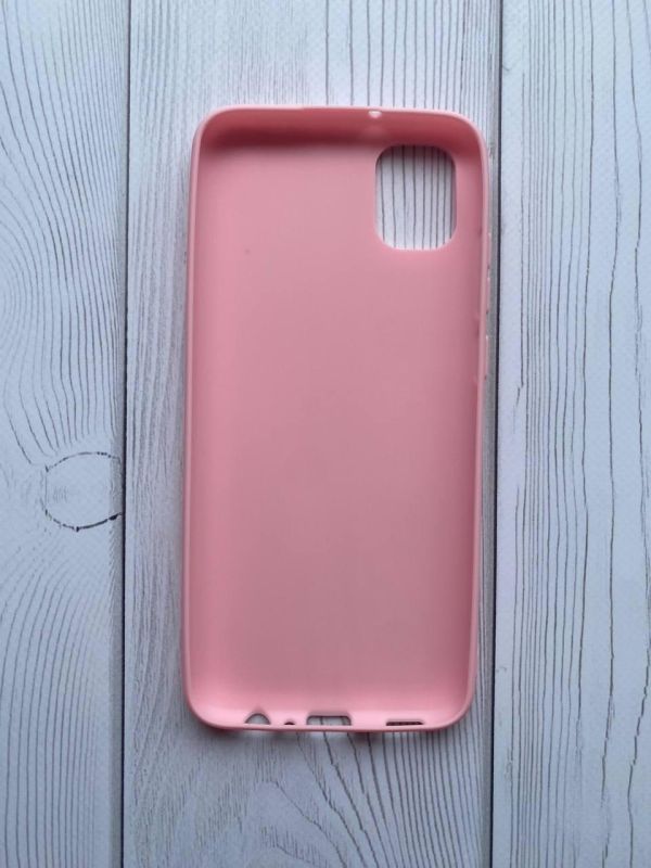 Силіконовий матовий чохол для SAMSUNG Galaxy A04E/A042 Рожевий