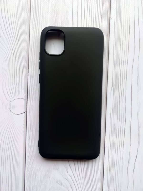 Силіконовий матовий чохол для SAMSUNG Galaxy A04E/A042 Чорний