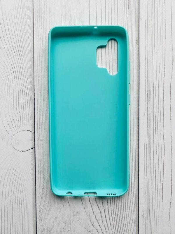 Силіконовий матовий чохол для Samsung Galaxy A32 Бірюзовий