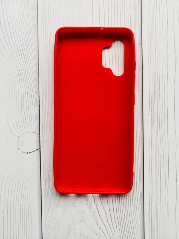 Силіконовий матовий чохол для Samsung Galaxy A32 Червоний