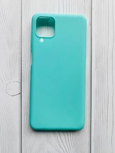 Силіконовий матовий чохол для Samsung Galaxy A12 Бірюзовий
