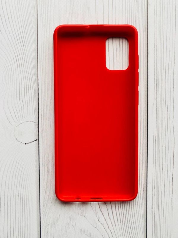 Силіконовий чохол для Samsung Galaxy A51 Червоний