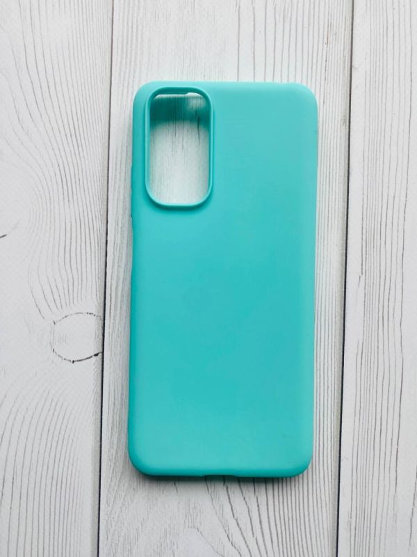 Силіконовий матовий чохол для Xiaomi Redmi Note 11 Бірюзовий