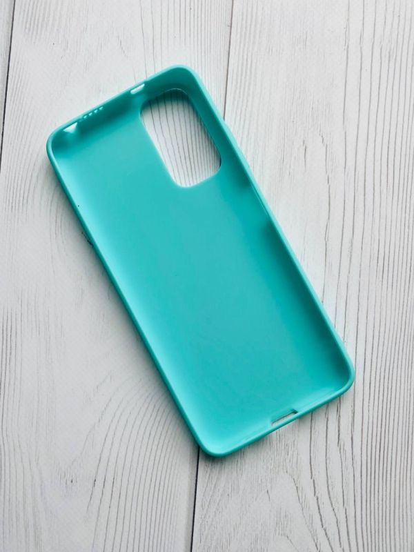 Силіконовий матовий чохол для Xiaomi Redmi Note 11 Бірюзовий