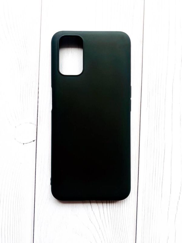 Силіконовий матовий чохол для Oppo A52/A72/A92 Чорний