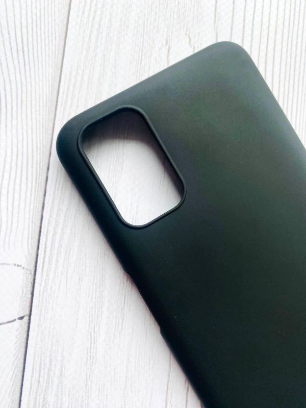 Силіконовий матовий чохол для Oppo A52/A72/A92 Чорний