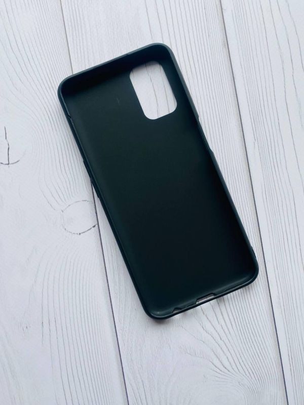 Силіконовий матовий чохол для Oppo A52/A72/A92 Чорний