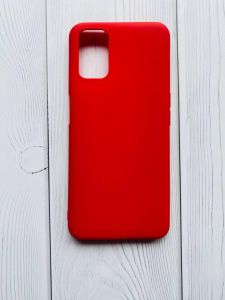 Силіконовий матовий чохол для Oppo A52/A72/A92 Червоний