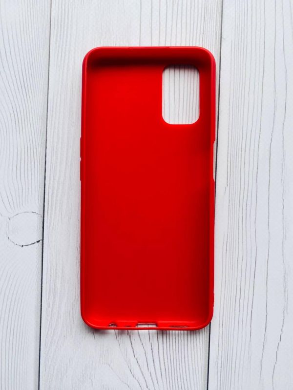 Силіконовий матовий чохол для Oppo A52/A72/A92 Червоний