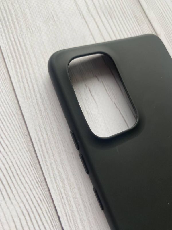 Силіконовий матовий чохол для SAMSUNG Galaxy A53 4G/5G Чорний