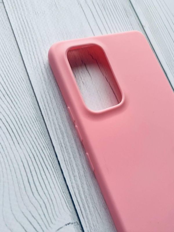 Силіконовий матовий чохол для SAMSUNG Galaxy A53 4G/5G Рожевий