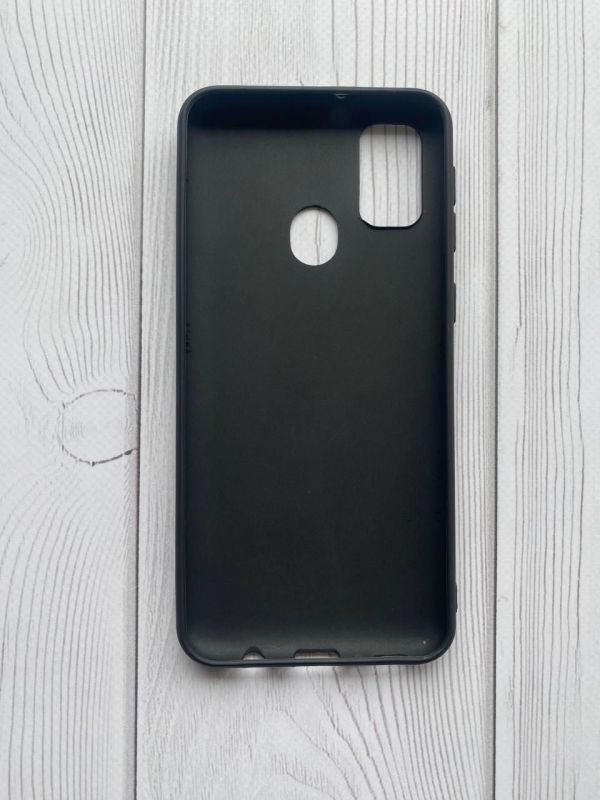 Силіконовий матовий чохол для Samsung Galaxy M30s/M21 Чорний