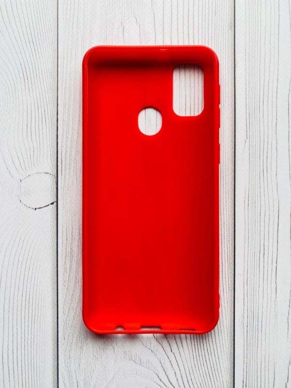 Силіконовий матовий чохол для Samsung Galaxy А30 (2019) / А20 (2019) Червоний