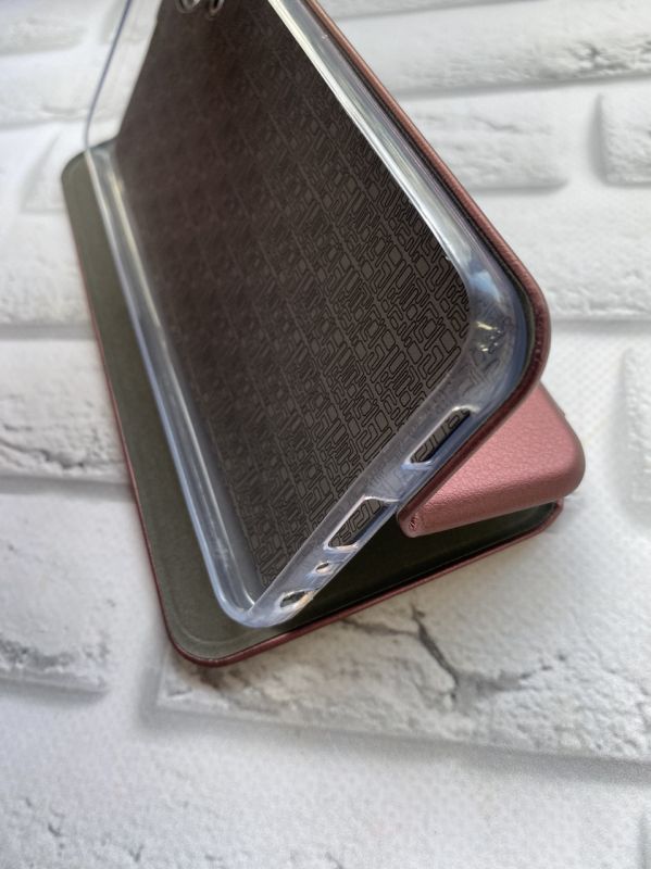 Чохол-книжка з малюнком для Samsung Galaxy A03 Сore/ A032 Бордовий :: Сердечка. Україна (принт 258)