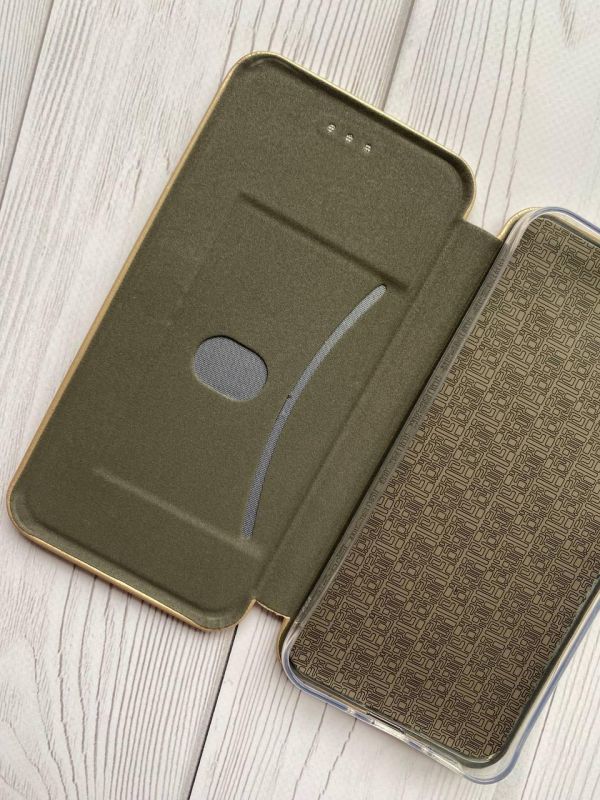 Чохол-книжка з малюнком для Samsung Galaxy A54 5G Золотий :: Сердечка жовті (принт 259)