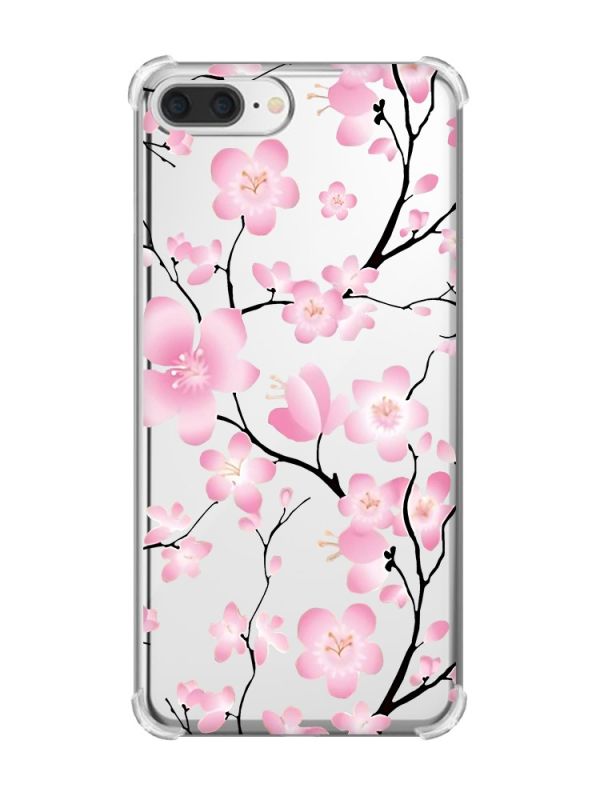 Чохол з потовщеними кутами на iPhone 7 Plus/8 Plus :: Квітуча сакура (принт 282)
