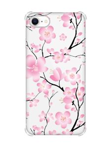 Чохол з потовщеними кутами на iPhone 7/ 7s/ 8/ 8s :: Квітуча сакура (принт 282)