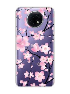 Прозорий чохол на Xiaomi Redmi Note 9T/Redmi Note 9 5G :: Квітуча сакура (принт 282)