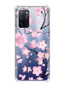 Чохол з потовщеними кутами на Oppo A55 :: Квітуча сакура (принт 282)