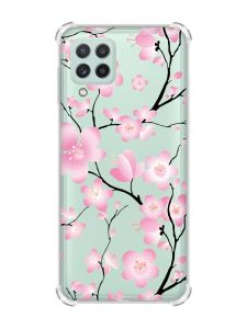 Чохол з потовщеними кутами на Samsung Galaxy A22 4G/M32/M22 :: Квітуча сакура (принт 282)