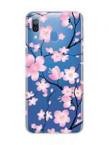 Прозорий чохол для Samsung Galaxy A30 (2019)/A20 (2019) :: Квітуча сакура (принт 282)