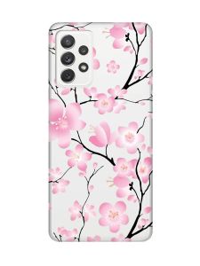Прозорий чохол на Samsung Galaxy A72/A725 :: Квітуча сакура (принт 282)