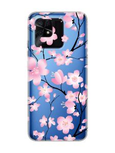 Прозорий чохол на Xiaomi Redmi 10C :: Квітуча сакура (принт 282)