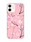 Матовий рожевий чохол на Apple iPhone 12 / 12 Pro (6.1) :: Квітуча сакура (принт 282)