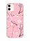 Матовий рожевий чохол на Apple iPhone 11 (6.1) :: Квітуча сакура (принт 282)