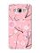 Матовий рожевий чохол на Samsung Galaxy J5(2016) J510 :: Квітуча сакура (принт 282)
