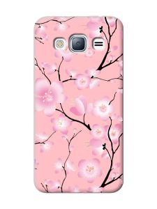 Матовий рожевий чохол на Samsung Galaxy J3 / J310 :: Квітуча сакура (принт 282)
