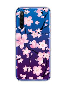 Прозорий чохол на Xiaomi Redmi Note 8T :: Квітуча сакура (принт 282)