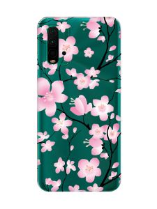 Прозорий чохол на Xiaomi Redmi 9T  :: Квітуча сакура (принт 282)